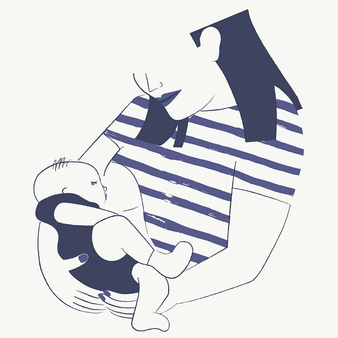 cradle hold position